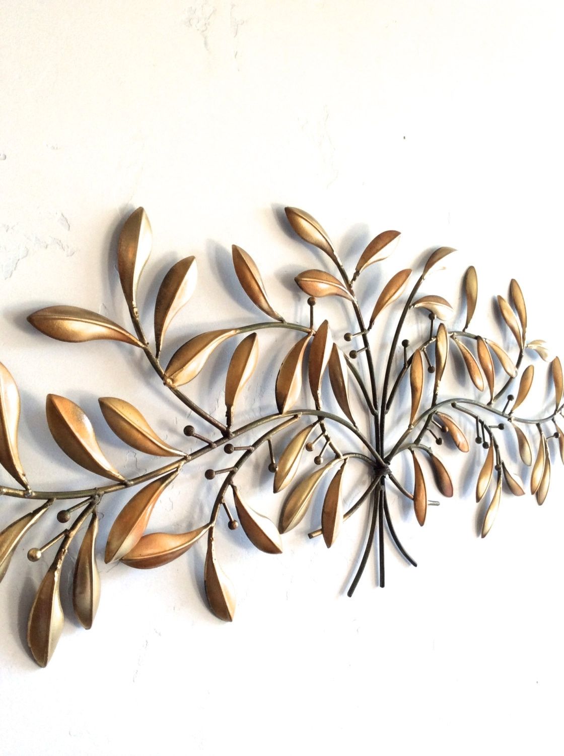 Gold Leaf Wall Decor Lovely Leaf Wall Art Gold Metal Wall Art Gold With Gold Metal Wall Art (View 9 of 20)