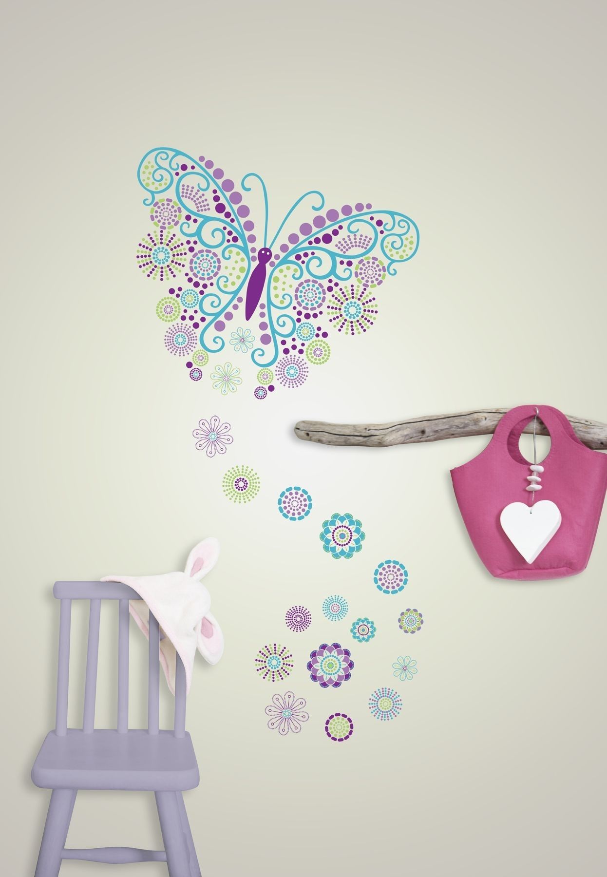 Gorgeous Butterfly Wall Art Sticker Kit Regarding Butterfly Wall Art (View 11 of 20)