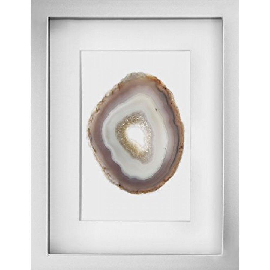 Gorgeous Wall Art – Smokey Gray Authentic Brazilian Agate Slice In Agate Wall Art (View 14 of 20)