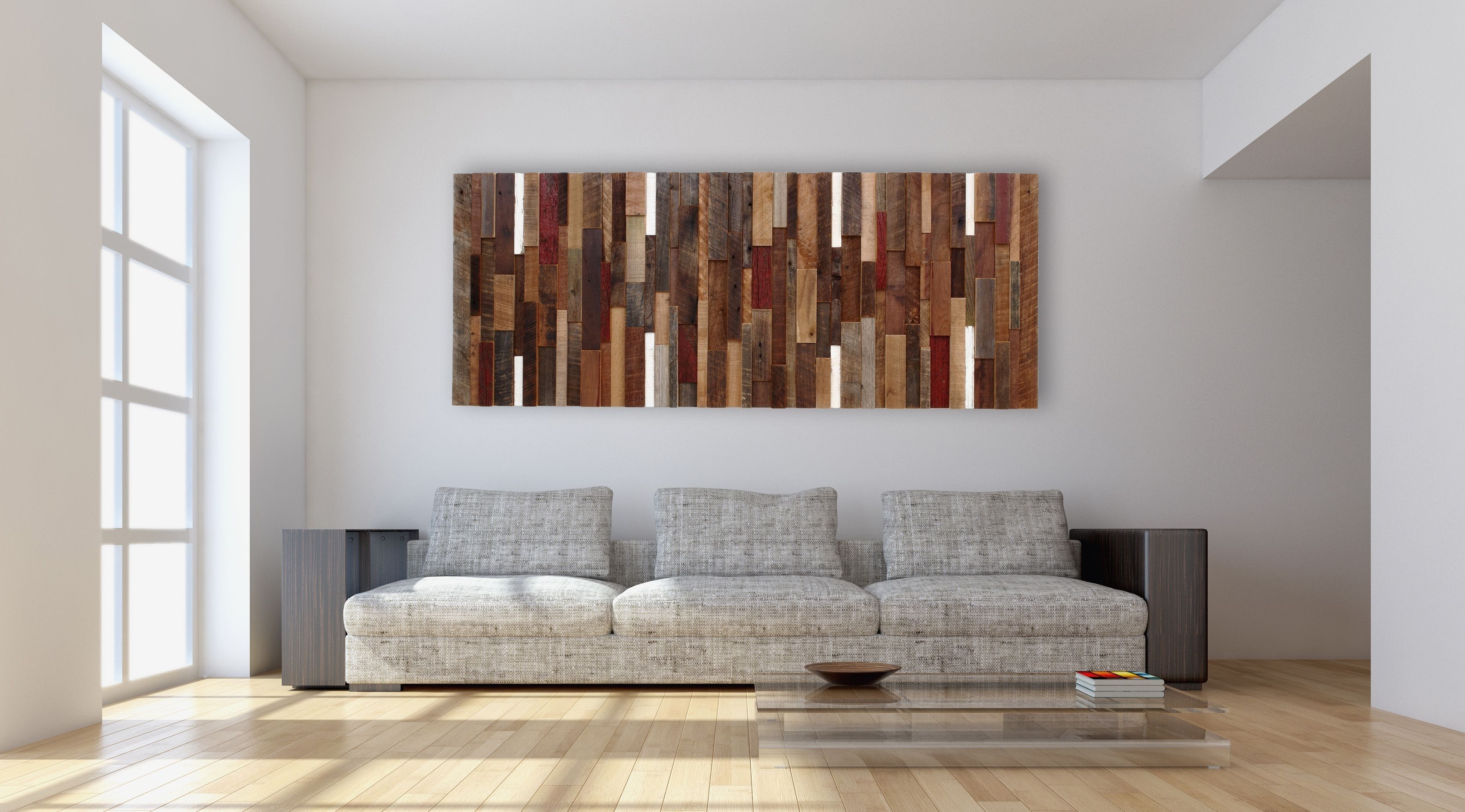 Hand Made Reclaimed Wood Wall Art, Made Intirely Of Reclaimed Barn Throughout Reclaimed Wood Wall Art (View 5 of 20)