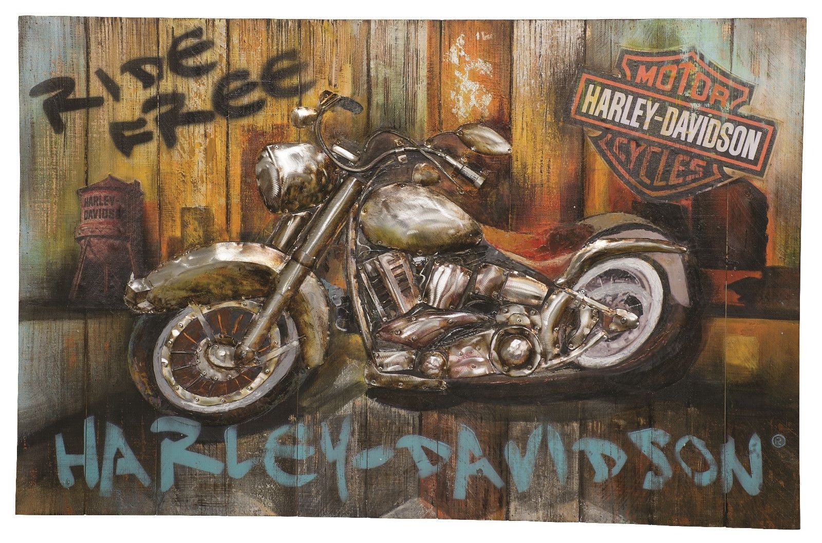 Harley Davidson® Ride Free Wall Art Hdl 15513 With Harley Davidson Wall Art (View 3 of 20)