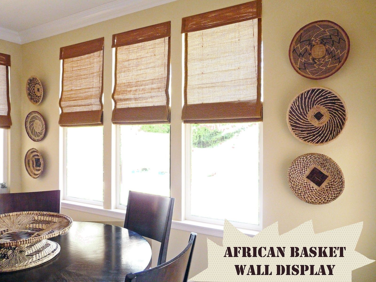 Home] African Basket Wall Decor Regarding Woven Basket Wall Art (Photo 9 of 20)