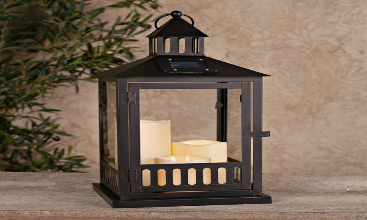 Home Decor: Amusing Solar Lanterns With Post Lanterns Outdoor Large With Outdoor Lanterns At Target (Photo 1 of 20)