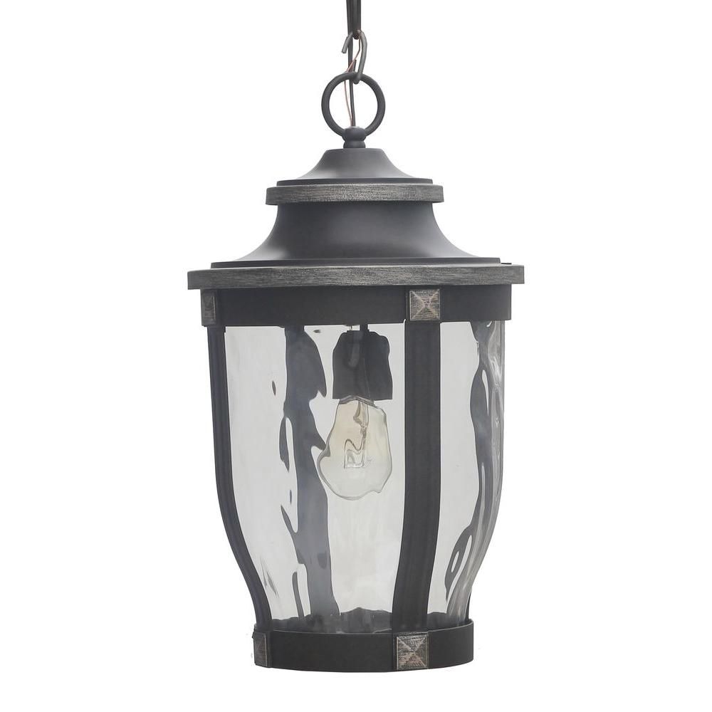 Home Decorators Collection Mccarthy 1 Light Bronze Outdoor Chain Pertaining To Nantucket Outdoor Lanterns (View 6 of 20)