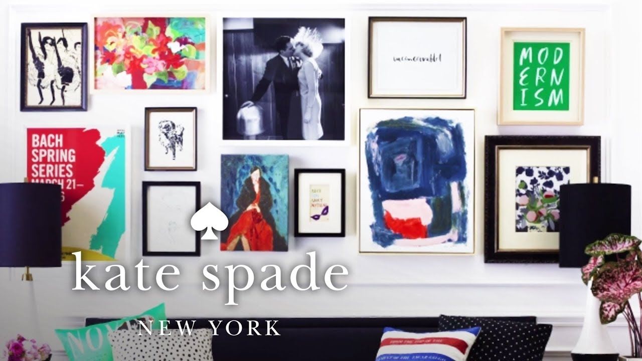 How To: Style A Gallery Wall | Make Yourself A Home | Kate Spade New In Kate Spade Wall Art (View 18 of 20)