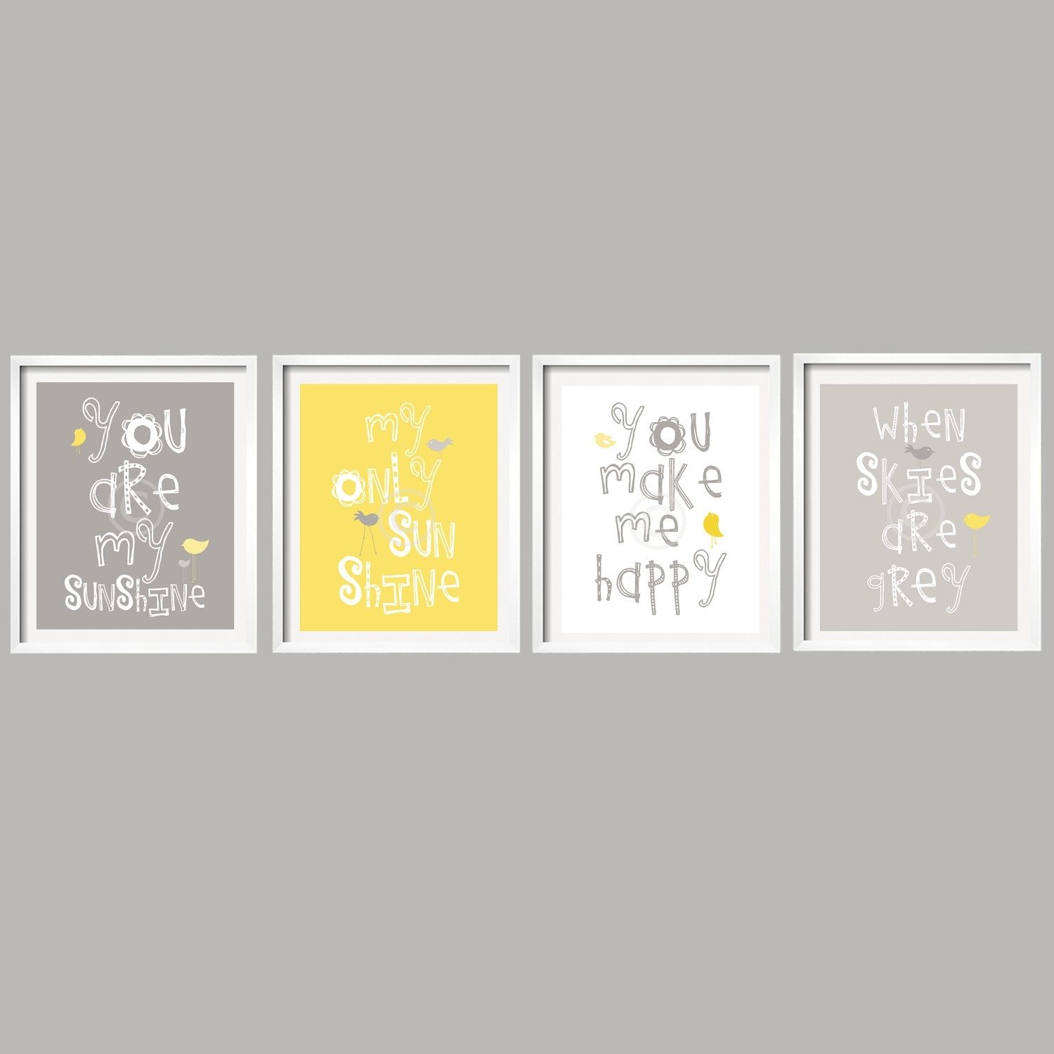 Il Fullxfull Mmnk Perfect Wall Art Yellow And Gray – Home Design And Pertaining To Yellow Wall Art (View 15 of 20)
