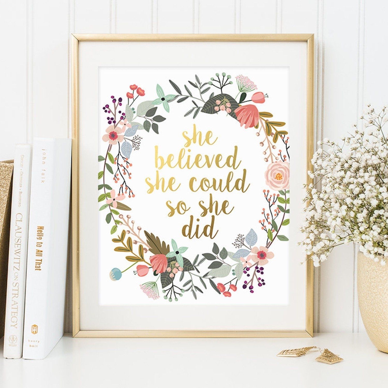 Inspirational Quote Wall Art | Popsugar Moms Within Quote Wall Art (Photo 9 of 20)