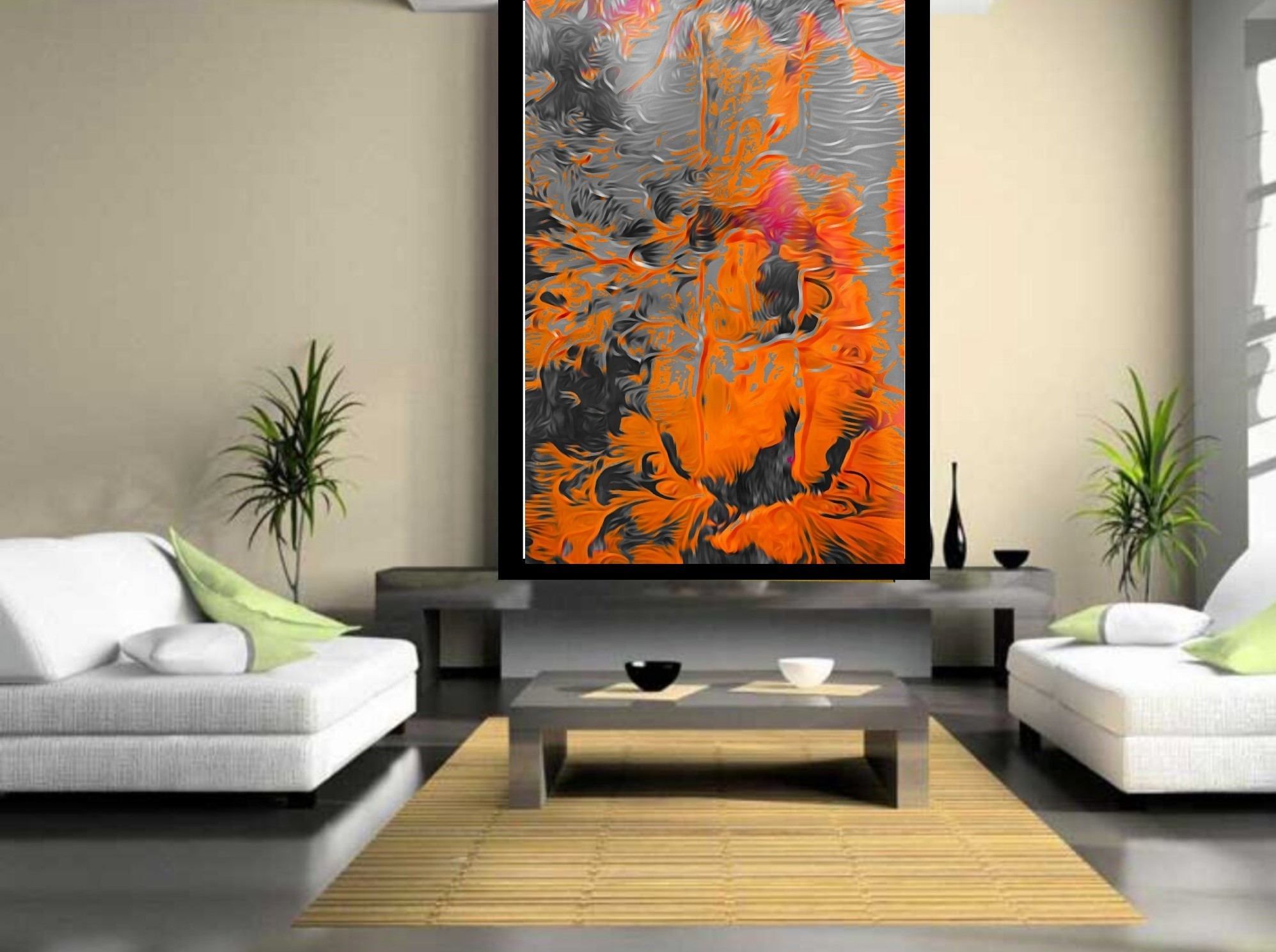 Interior Design Ideas Enchanting Posh Living Room Ideas Wall Art In Oversized Wall Art (View 3 of 20)