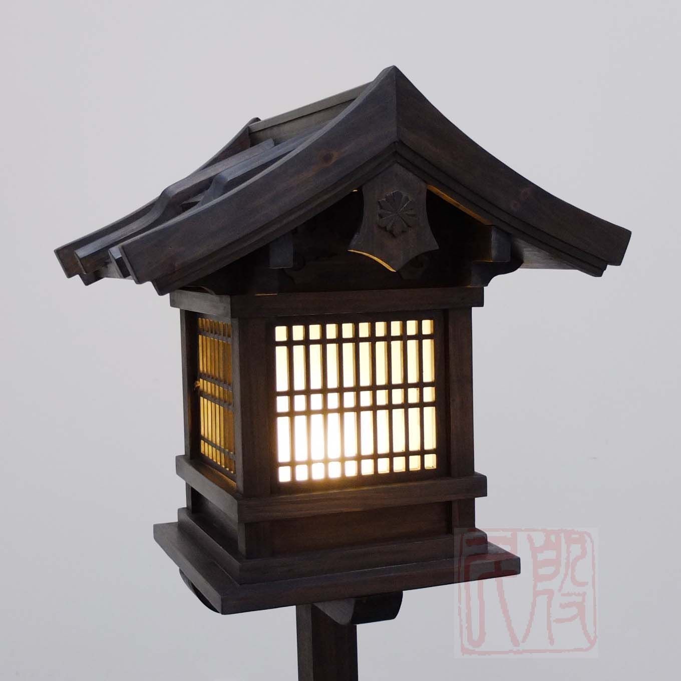 Japanese Wooden Lantern, Outdoor (wl2) | Bonsai | Pinterest Inside Outdoor Japanese Lanterns (Photo 1 of 20)