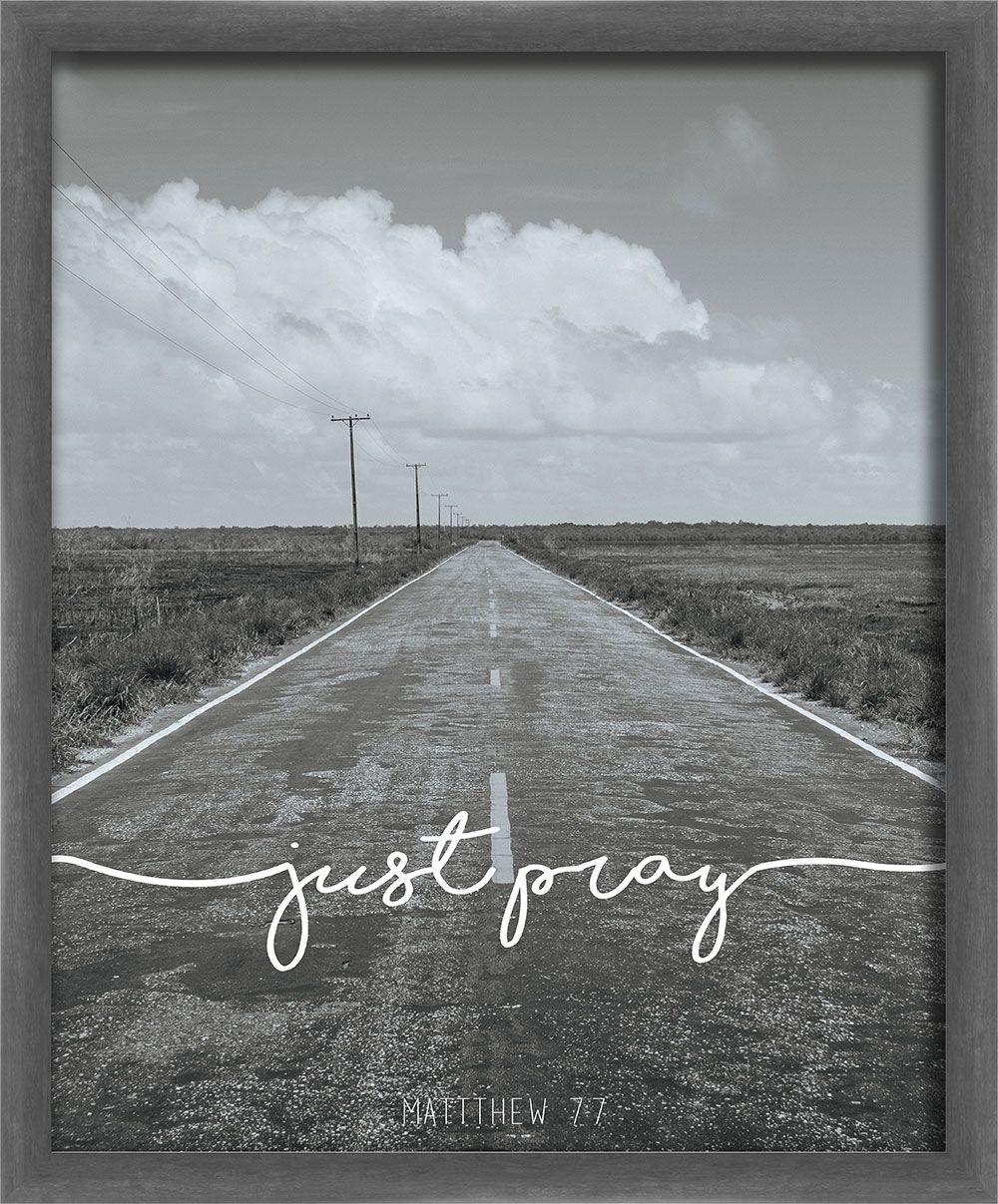 Just Pray Black And White Ii Wall Art Photo – Living31 With Regard To White Wall Art (View 13 of 20)