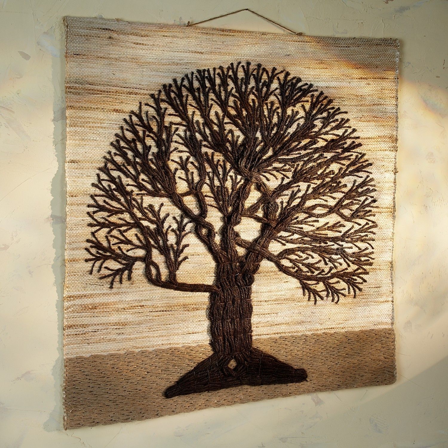 Jute Tree Of Life Wall Hanging | House–decor | Pinterest | Jute With Tree Of Life Wall Art (View 5 of 20)