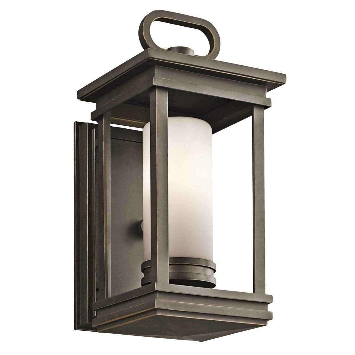 Kichler 49474rz South Hope 1 Light 11.75" Small Outdoor Wall In Regarding Outdoor Lanterns At Amazon (Photo 8 of 20)