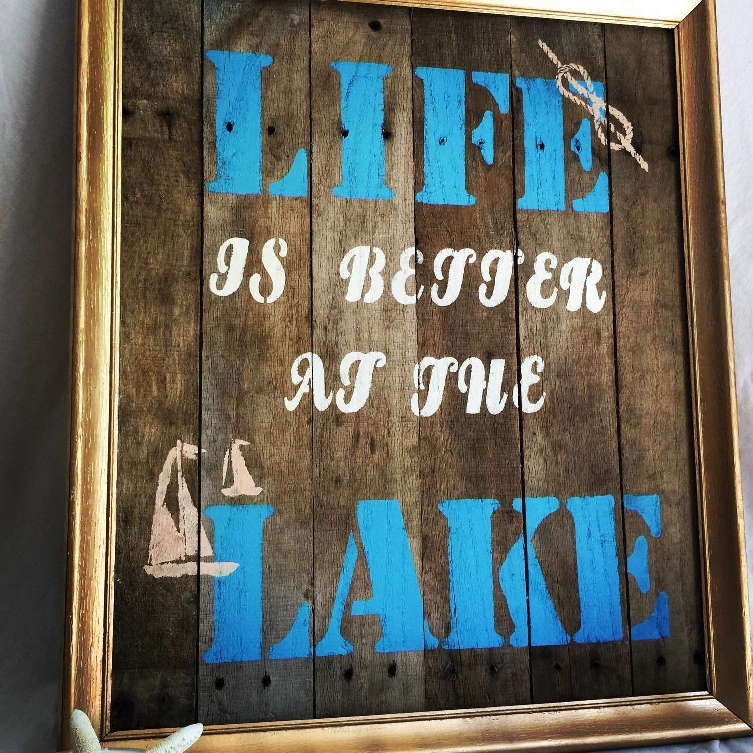 Lake House Wall Art Awesome Unavailable Listing On Etsy | Wall Art Ideas With Lake House Wall Art (View 20 of 20)