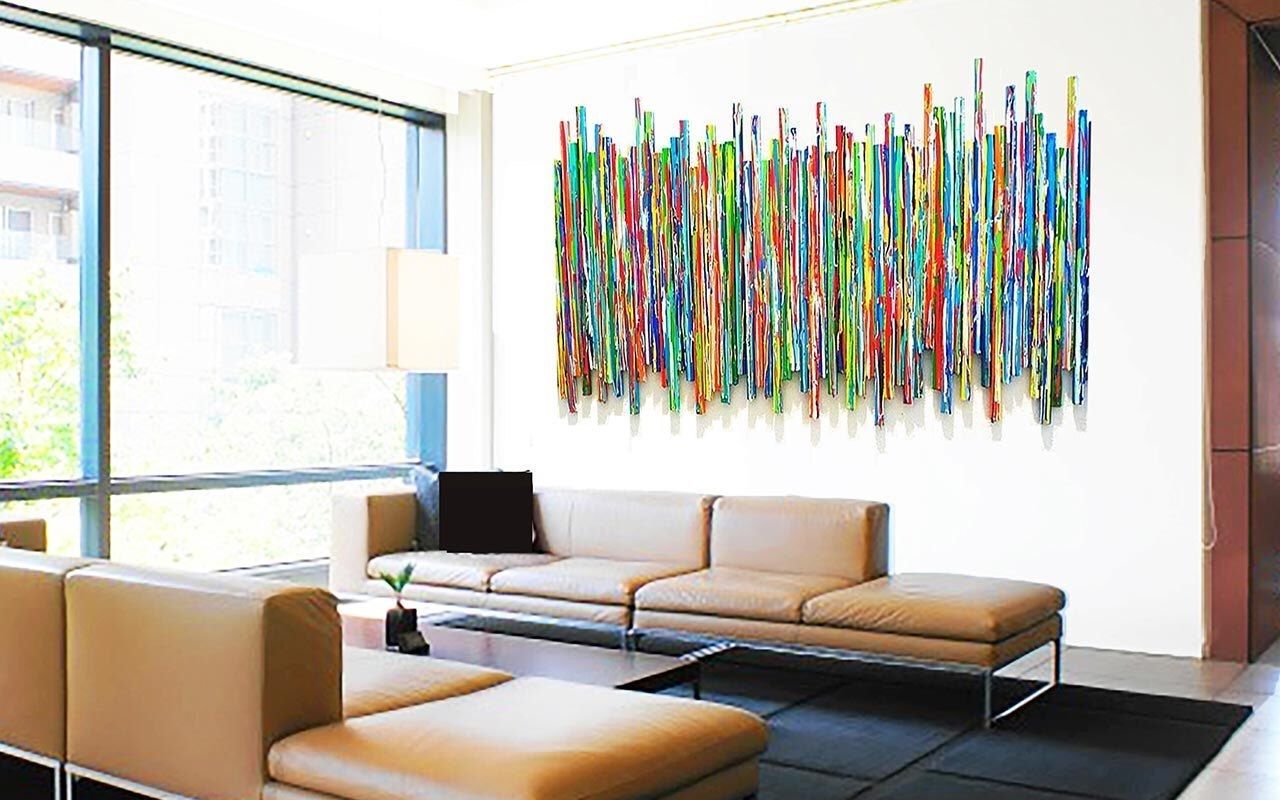 Large Abstract Wall Sculpture | Original Contemporary Wall Art Pertaining To Contemporary Wall Art (Photo 1 of 20)
