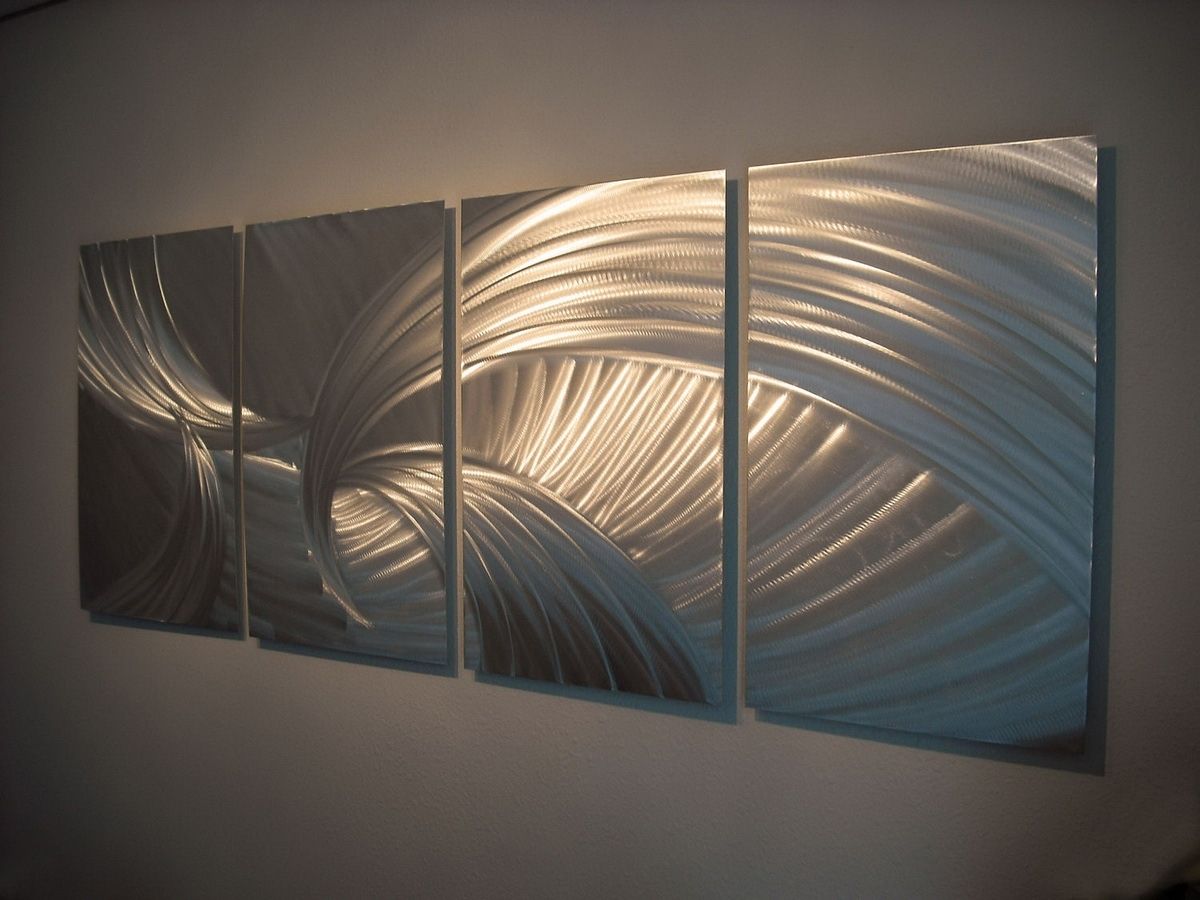 Large Contemporary Metal Wall Art : The Lucky Design – Unique Within Contemporary Metal Wall Art (Photo 10 of 20)