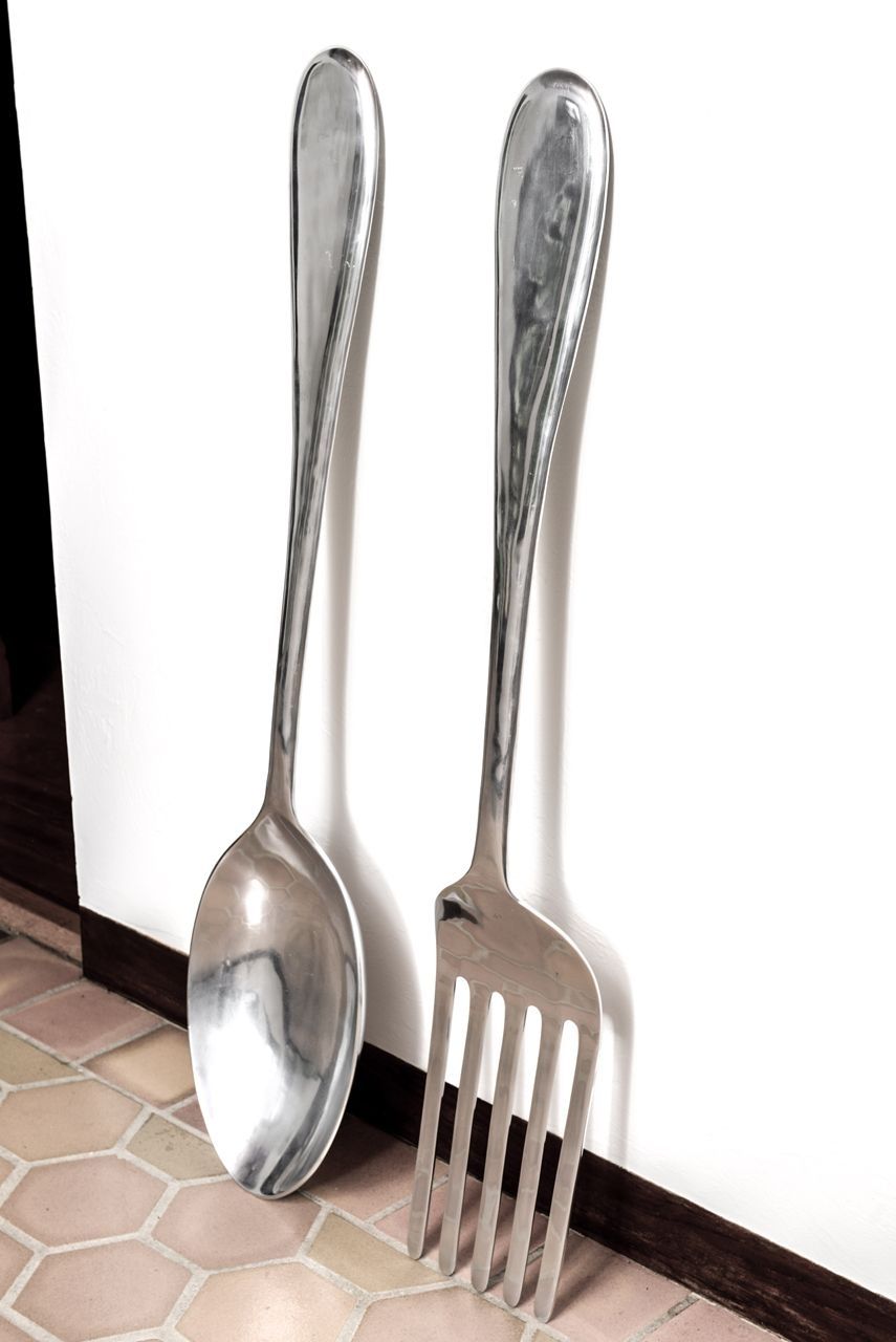 Large Fork And Spoon Wall Hanging | Kitchen Ideas | Pinterest Intended For Fork And Spoon Wall Art (Photo 6 of 20)