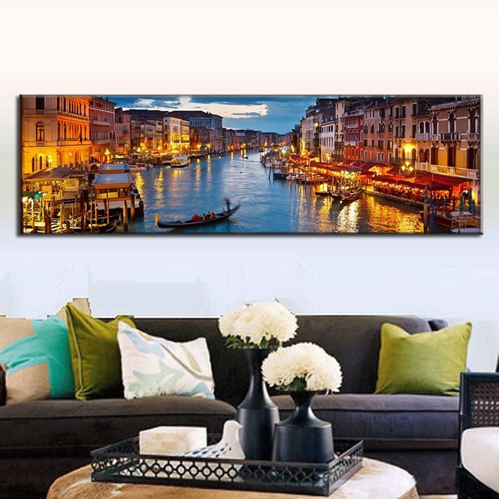 Large Size Canvas Printings Wall Art Landscape Painting The Water Within Large Canvas Wall Art (View 5 of 20)