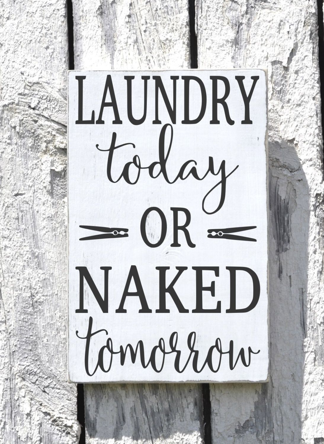Laundry Room Decor – Laundry Sign – Home Wall Art – Rustic Wood Pertaining To Laundry Room Wall Art (Photo 20 of 20)