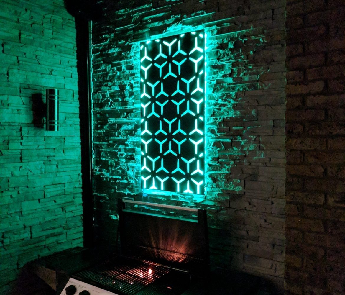 Led Wall Art ; So Much More Than Flat Metal Panels – The Ideal Garden With Led Wall Art (Photo 2 of 20)