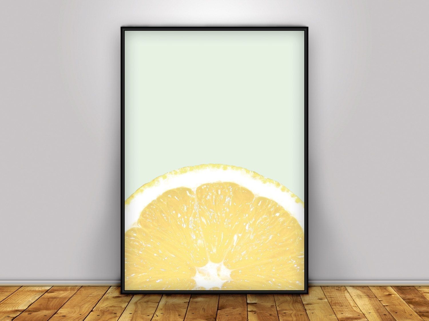 Lemon Wall Art, Wall Art, Lemon Print, Kitchen Art, Citrus Print With Regard To Lemon Wall Art (View 2 of 20)