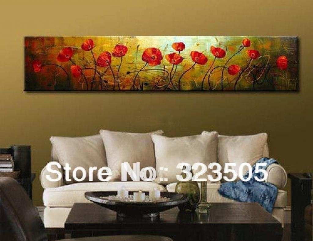Long Canvas Painting Lovely 20 Inspirations Horizontal Canvas Wall Within Long Canvas Wall Art (Photo 2 of 20)