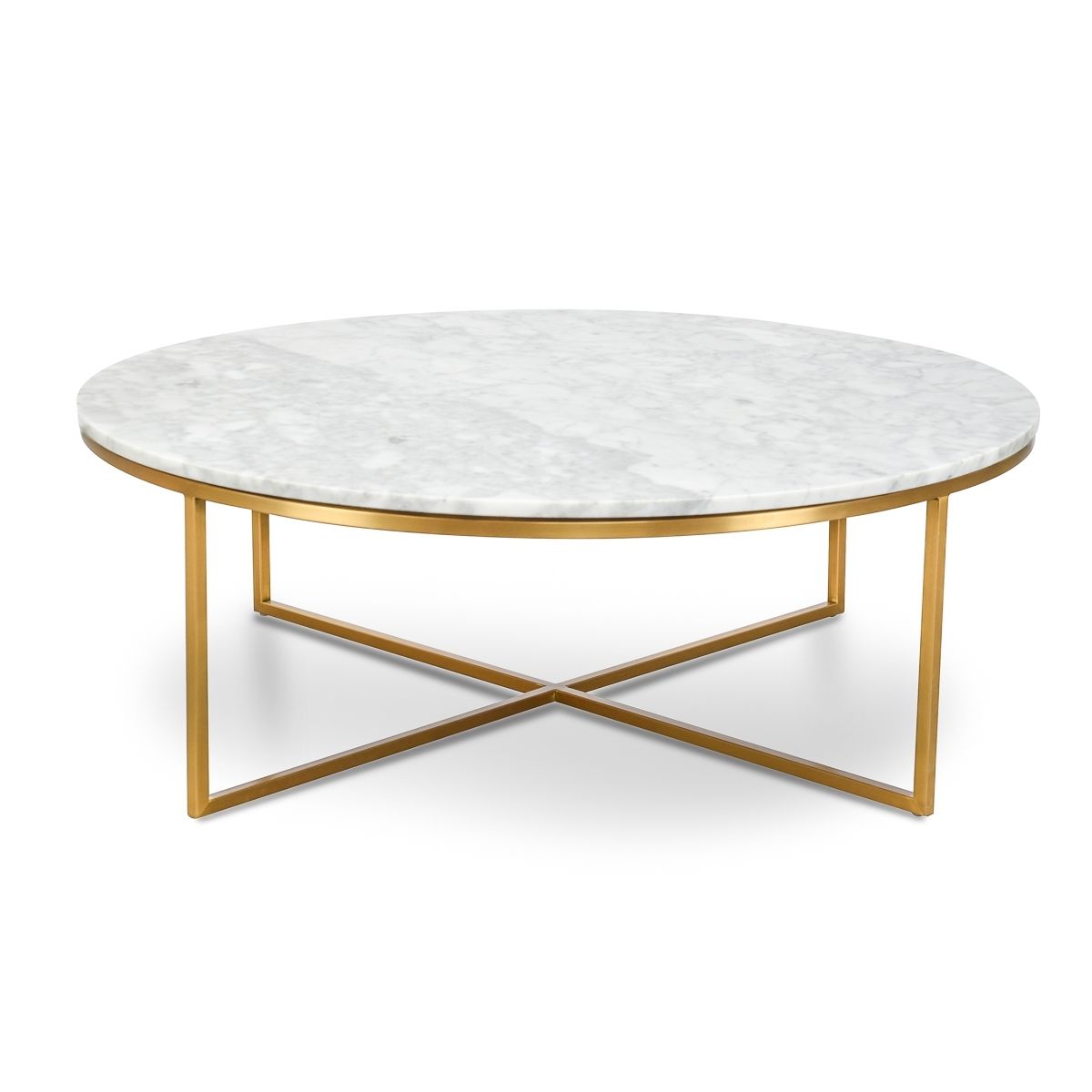 Lorenz Round Marble Coffee Table | Interior Secrets In 2 Tone Grey And White Marble Coffee Tables (View 12 of 30)
