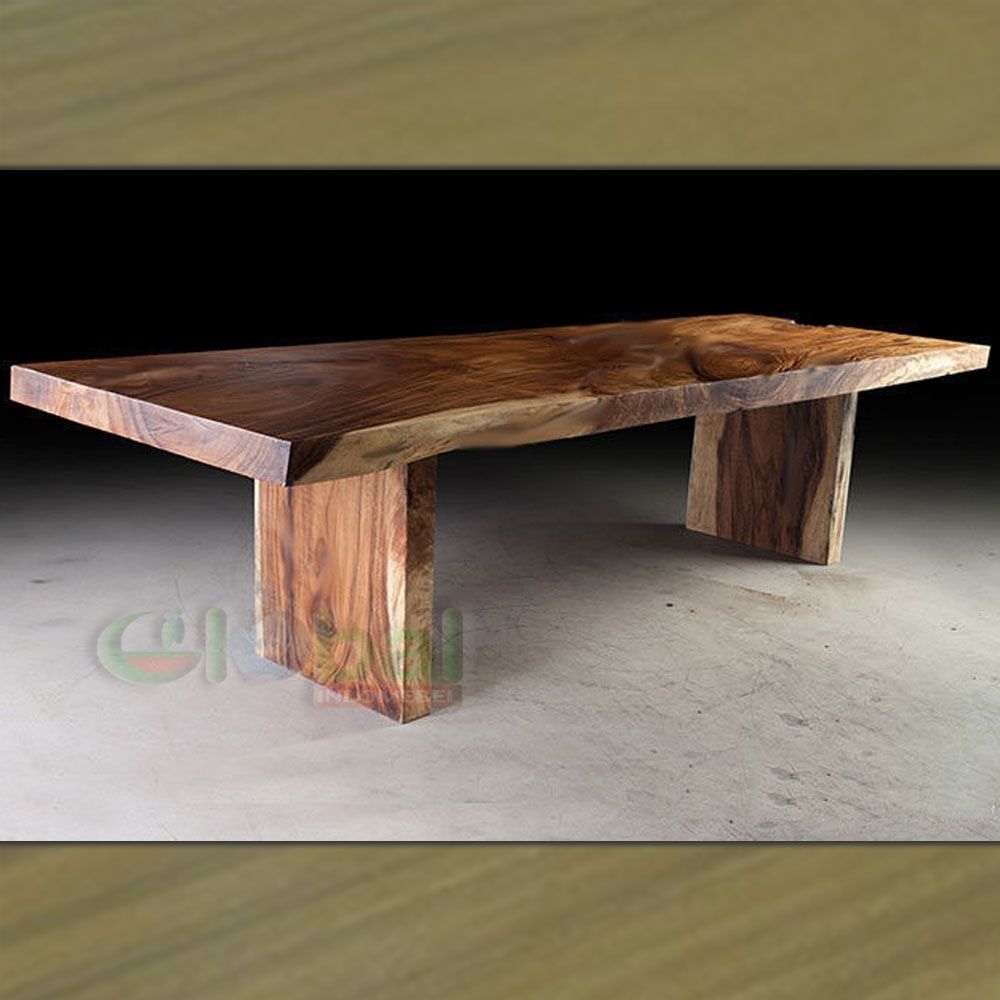Lovely Exotic Wood Dining Tables Slab Table Legs Pictures Gallery Within Live Edge Teak Coffee Tables (View 3 of 30)