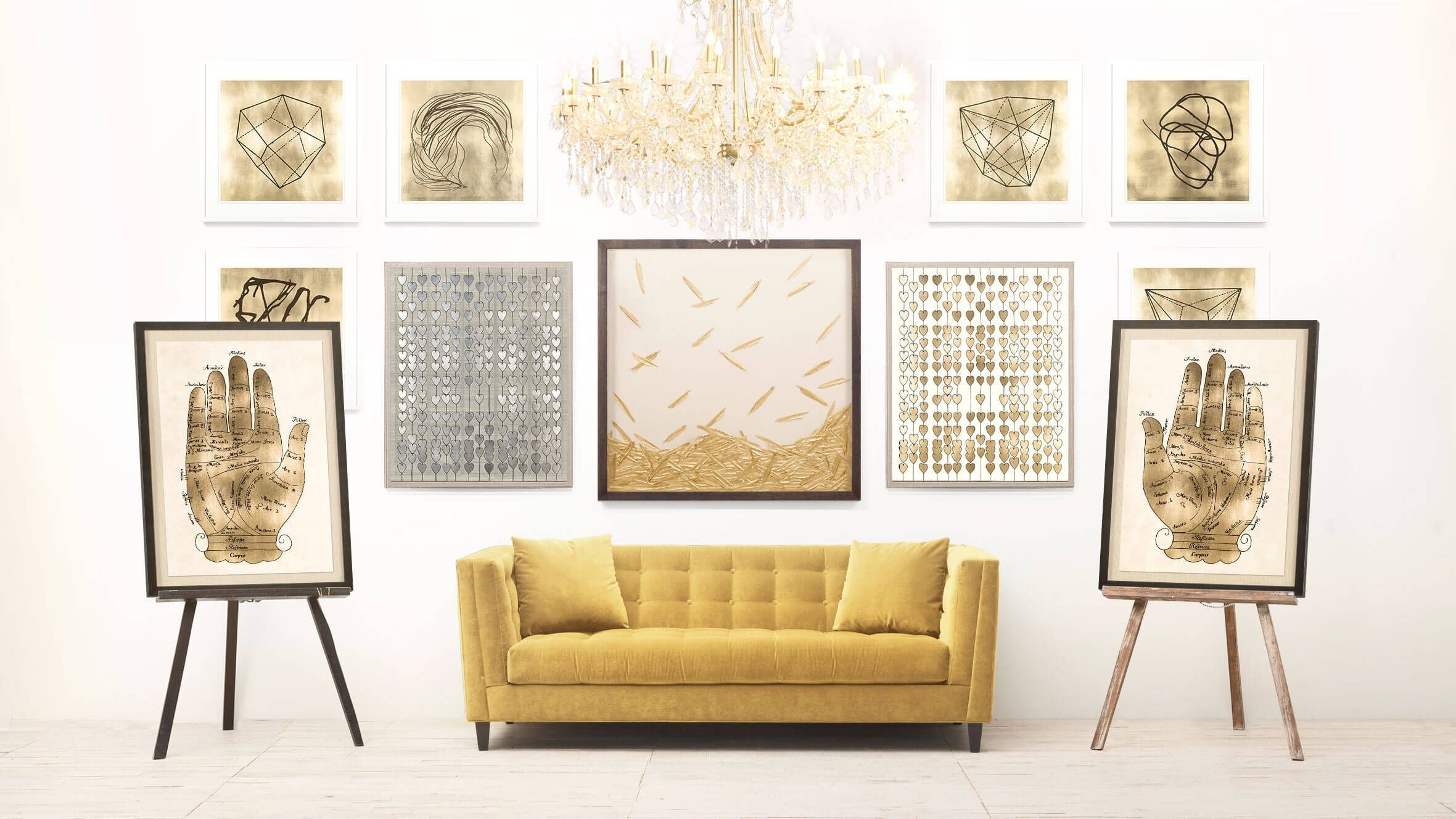Luxury White And Gold Wall Art – Kunuzmetals With Gold Wall Art (View 3 of 20)