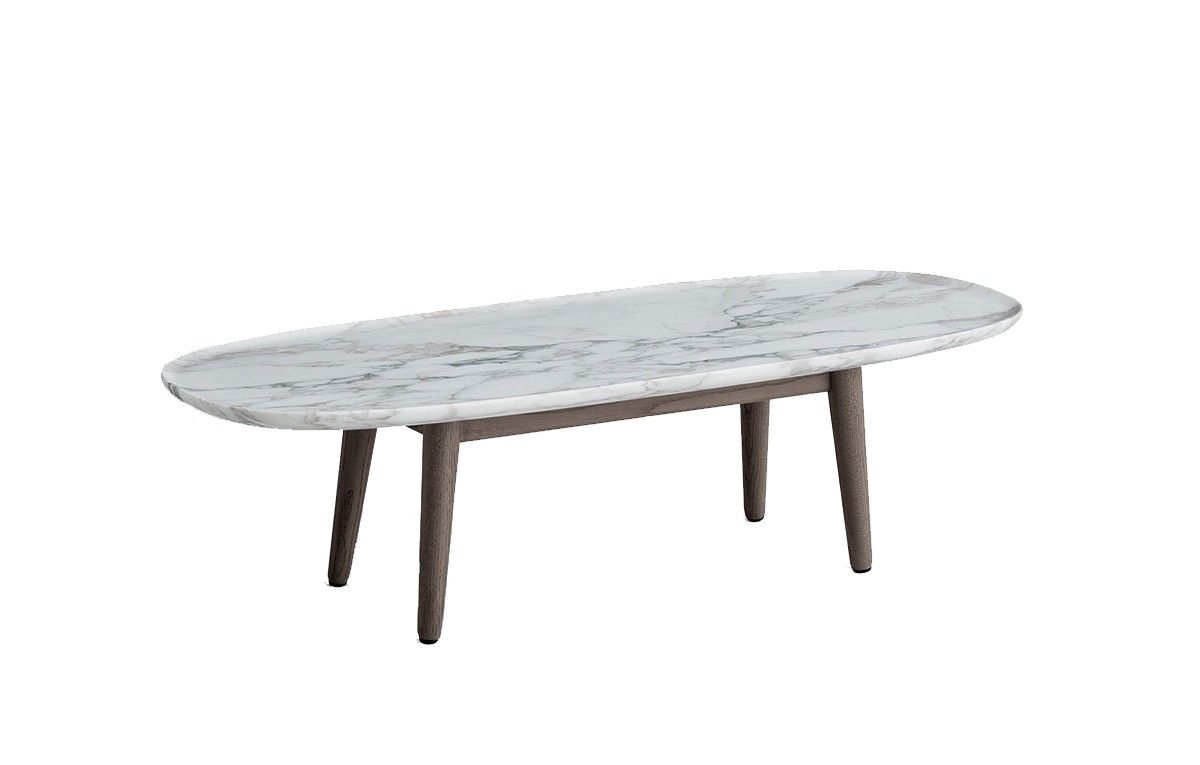 Mad Coffee Table Oval With Marble Toppoliform, Designmarcel With Regard To Suspend Ii Marble And Wood Coffee Tables (View 24 of 30)