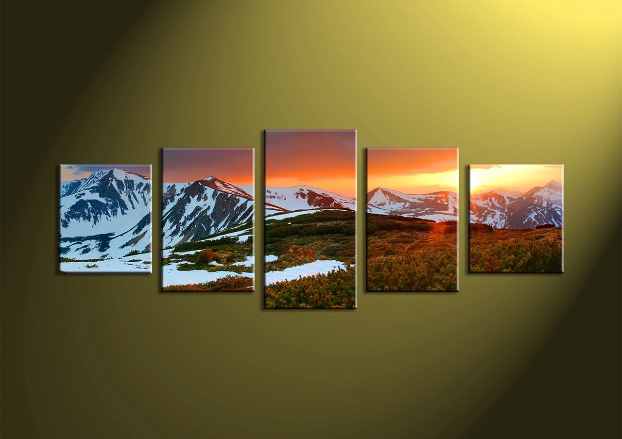 Magnificent 70 5 Piece Canvas Wall Art Inspiration Of, 5 Piece Wall Inside Five Piece Canvas Wall Art (View 17 of 20)