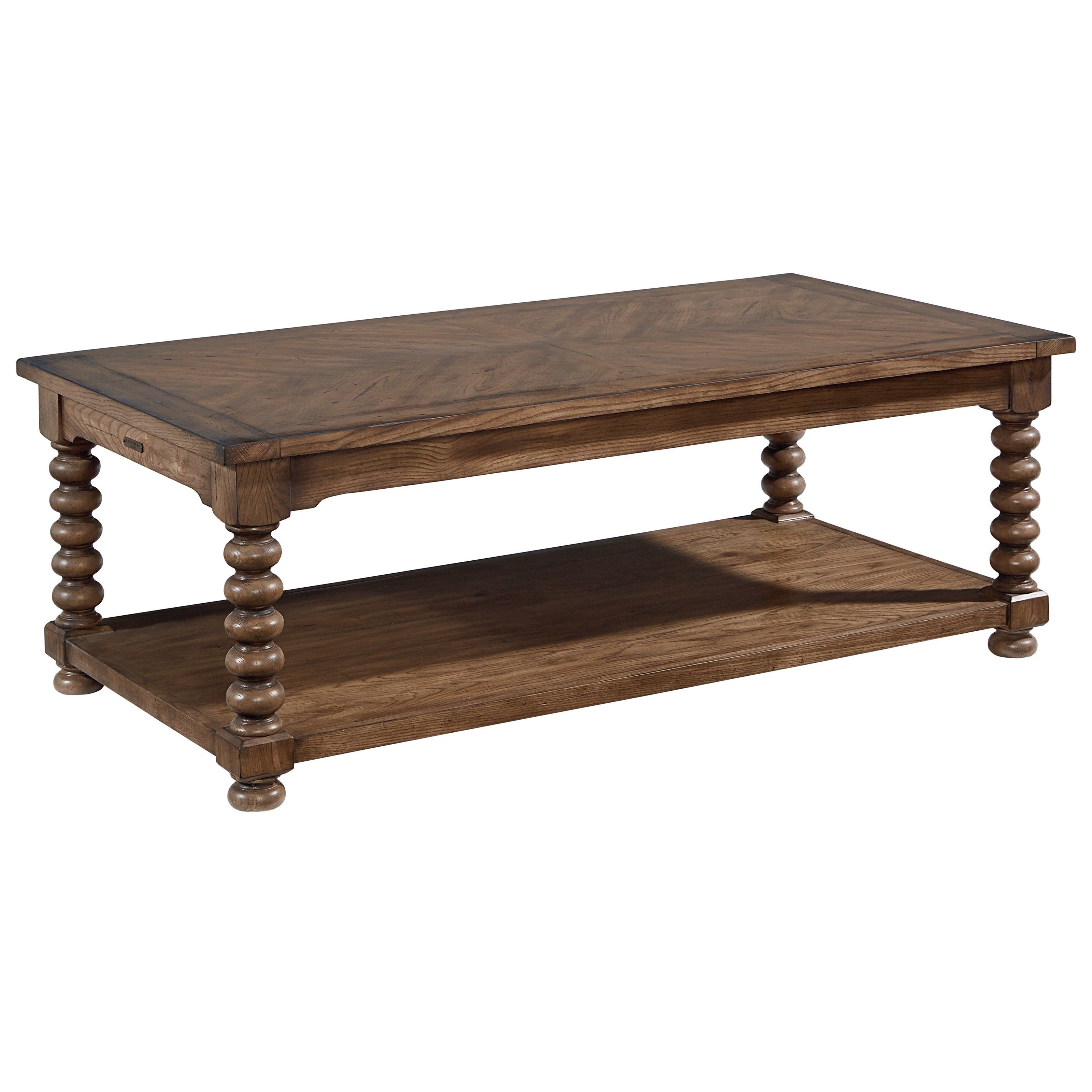 Magnolia Homejoanna Gaines Traditional Coffee Table With Spool Regarding Traditional Coffee Tables (View 1 of 30)