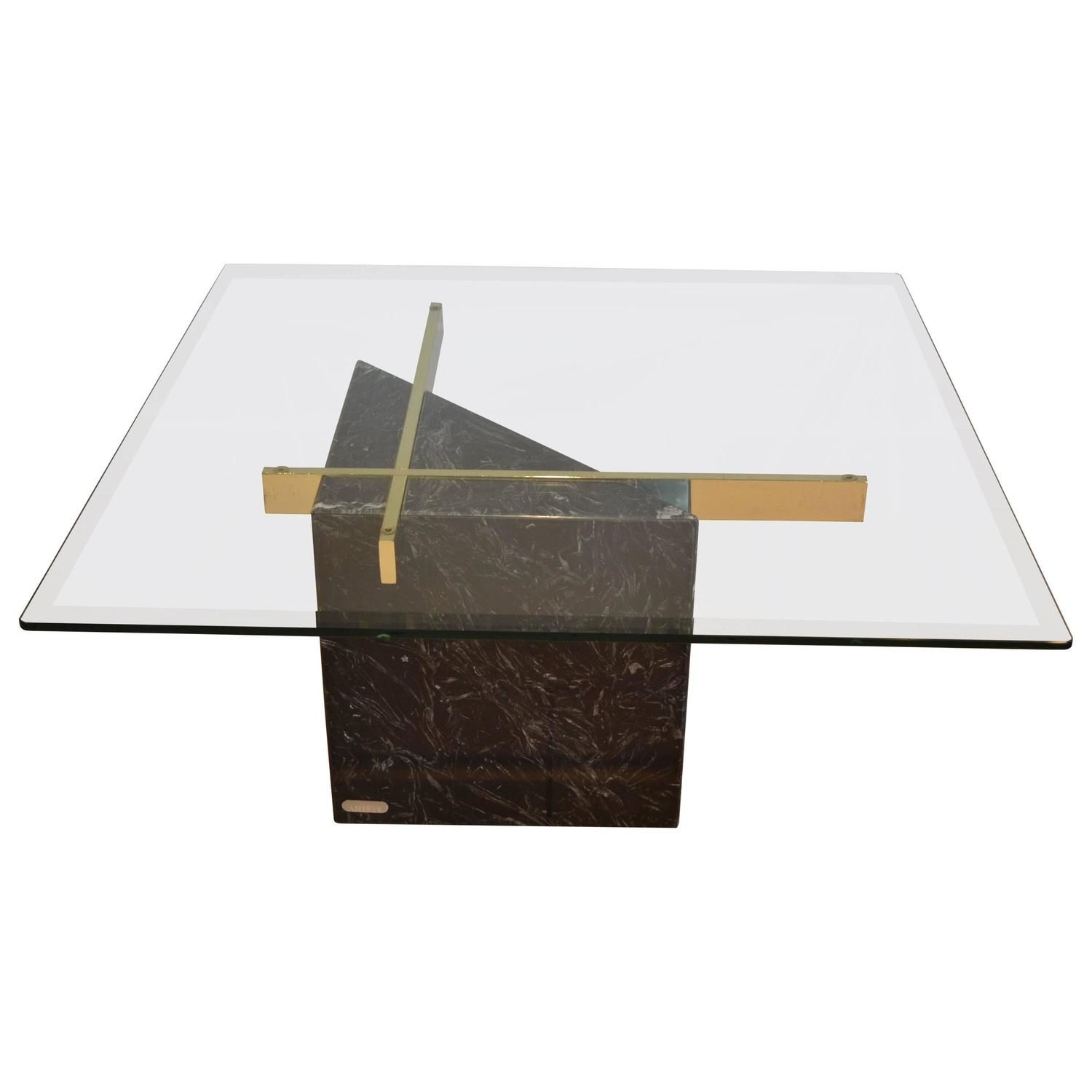 Marble Base Coffee Table – Writehookstudio Throughout Slab Large Marble Coffee Tables With Brass Base (Photo 28 of 30)