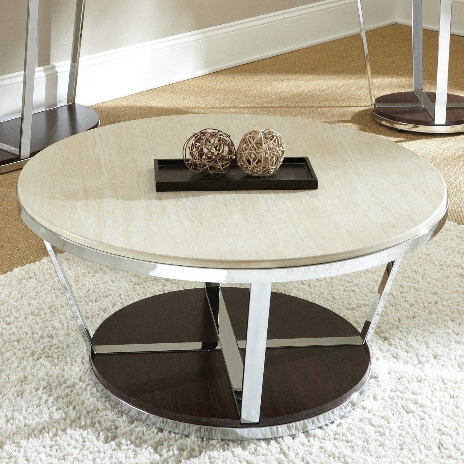 Marble Round Coffee Table Furniture Design Within Smart Large Round Marble Top Coffee Tables 