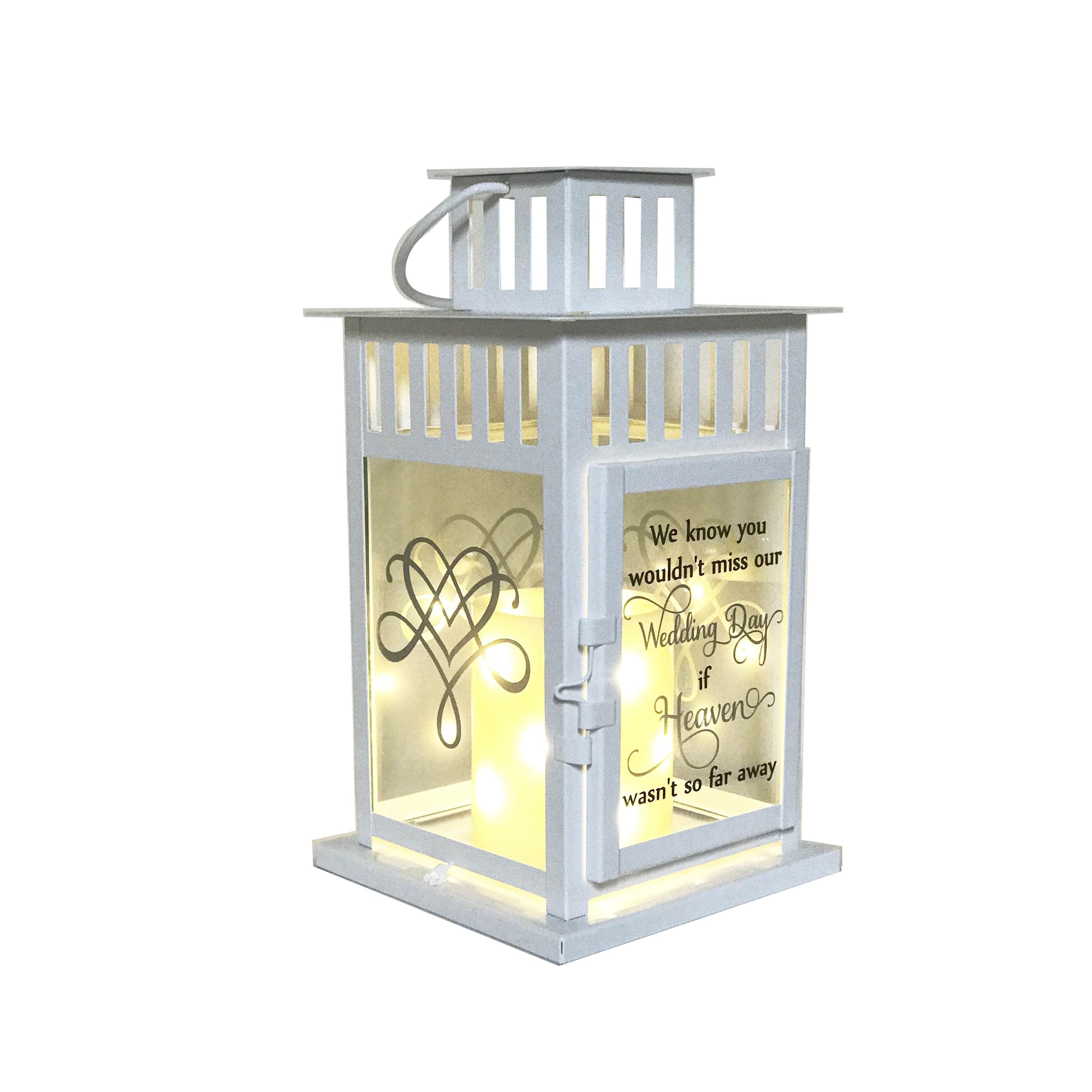 Memory Lantern Wedding Lantern Memory Table Wedding Candle | Etsy Regarding Etsy Outdoor Lanterns (View 4 of 20)