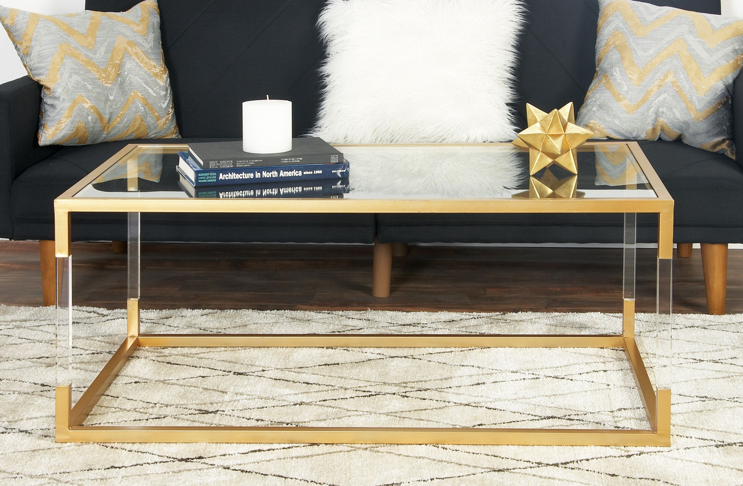 Mercer41 Honea Coffee Table & Reviews | Wayfair Intended For Peekaboo Acrylic Tall Coffee Tables (View 16 of 30)