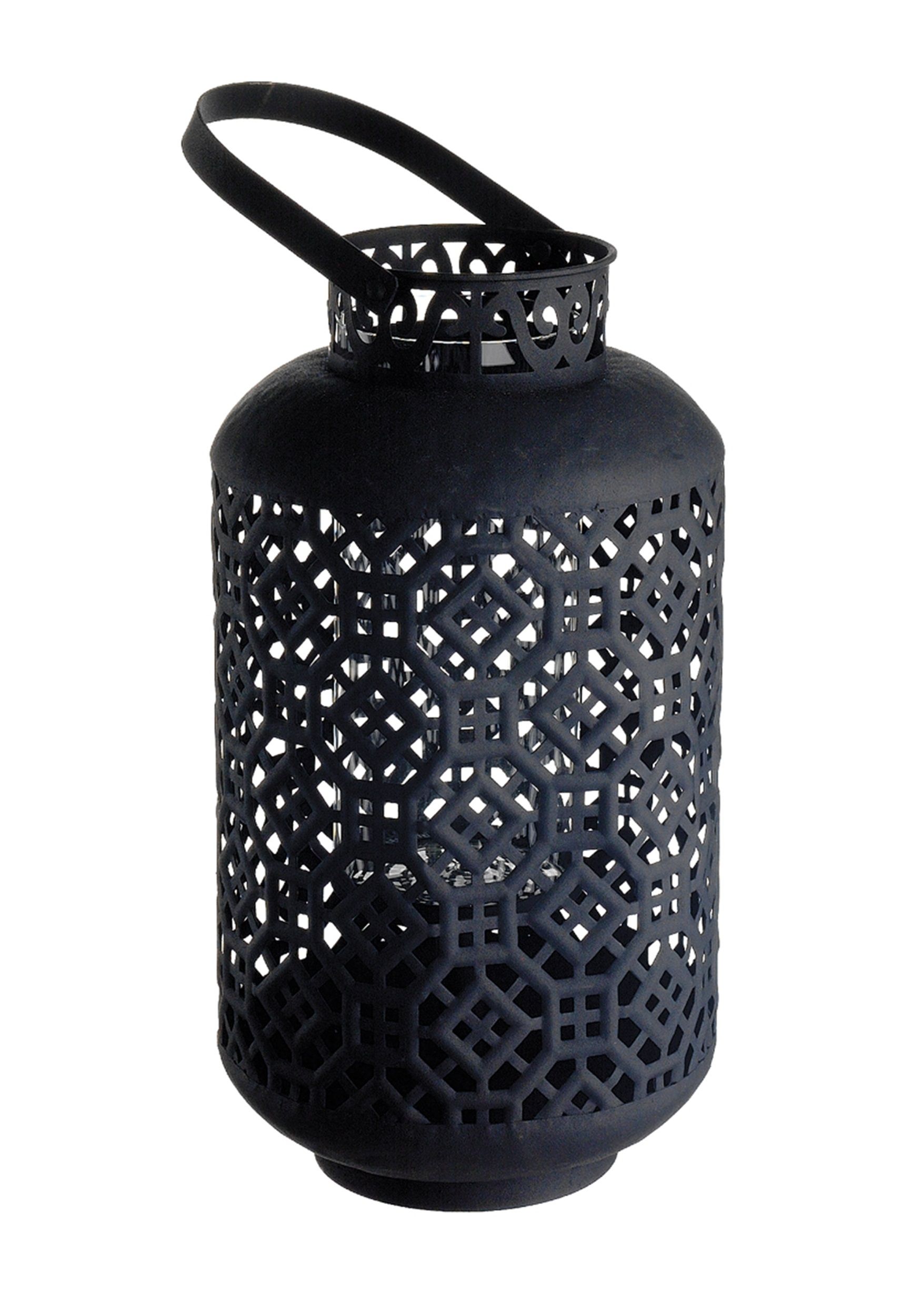Metal Lantern With Glass Candle Holder – Halloween Costumes With Outdoor Metal Lanterns For Candles (Photo 20 of 20)
