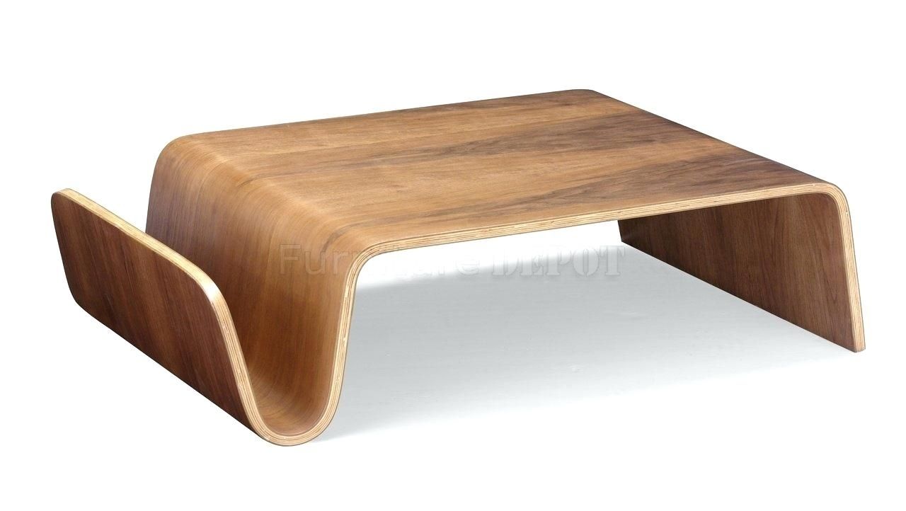Minimalist Contemporary Wood Coffee Table Intended For Encourage Inside Minimalist Coffee Tables (View 30 of 30)