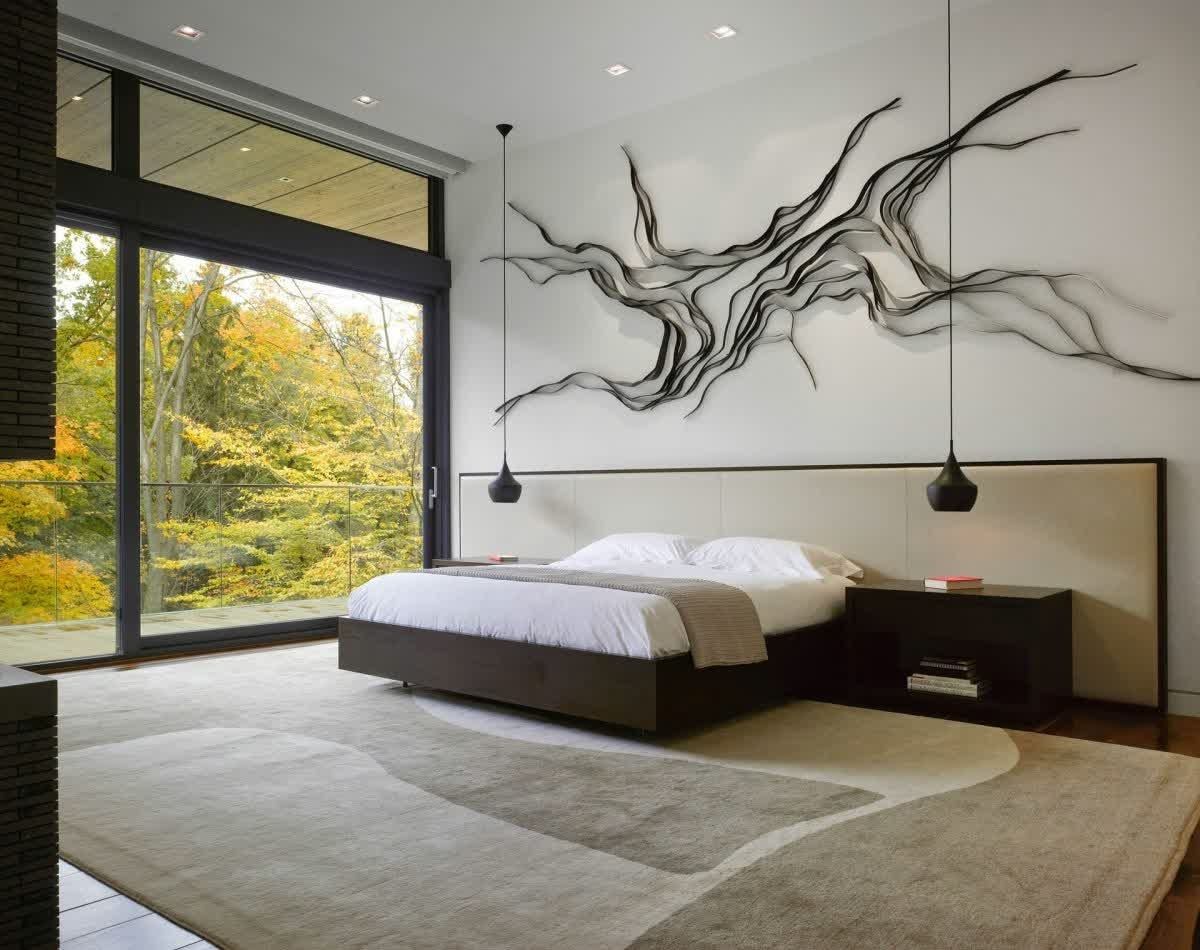 Modern Bedroom Wall Decor With Wall Art • Recous With Wall Art For Bedroom (View 11 of 20)
