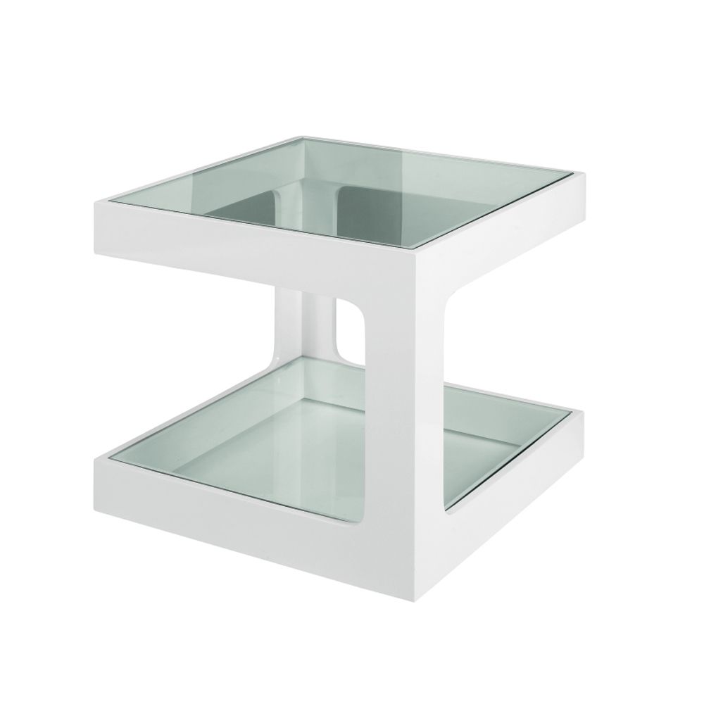 Modular Gloss Side Table White – Dwell Intended For Modular Coffee Tables (View 26 of 30)