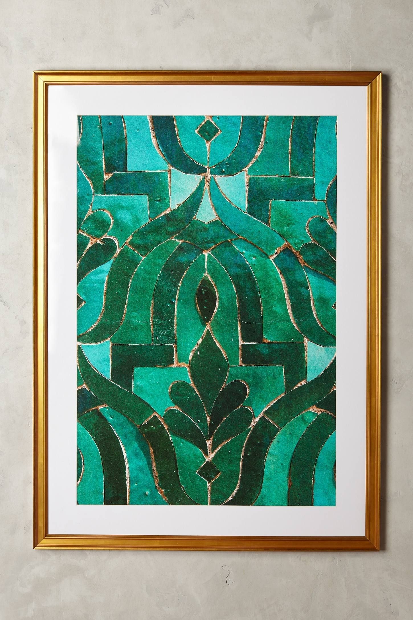 Moroccan Tile Wall Art | Home & Design Love | Pinterest | Moroccan Within Moroccan Wall Art (View 17 of 20)