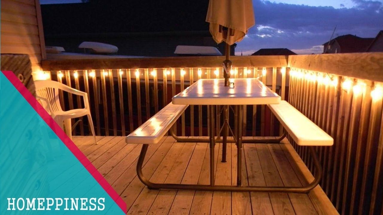 Must Watch !!! 30+ Stunning Deck Lighting Ideas – Homeppiness – Youtube Within Outdoor Deck Lanterns (Photo 6 of 20)