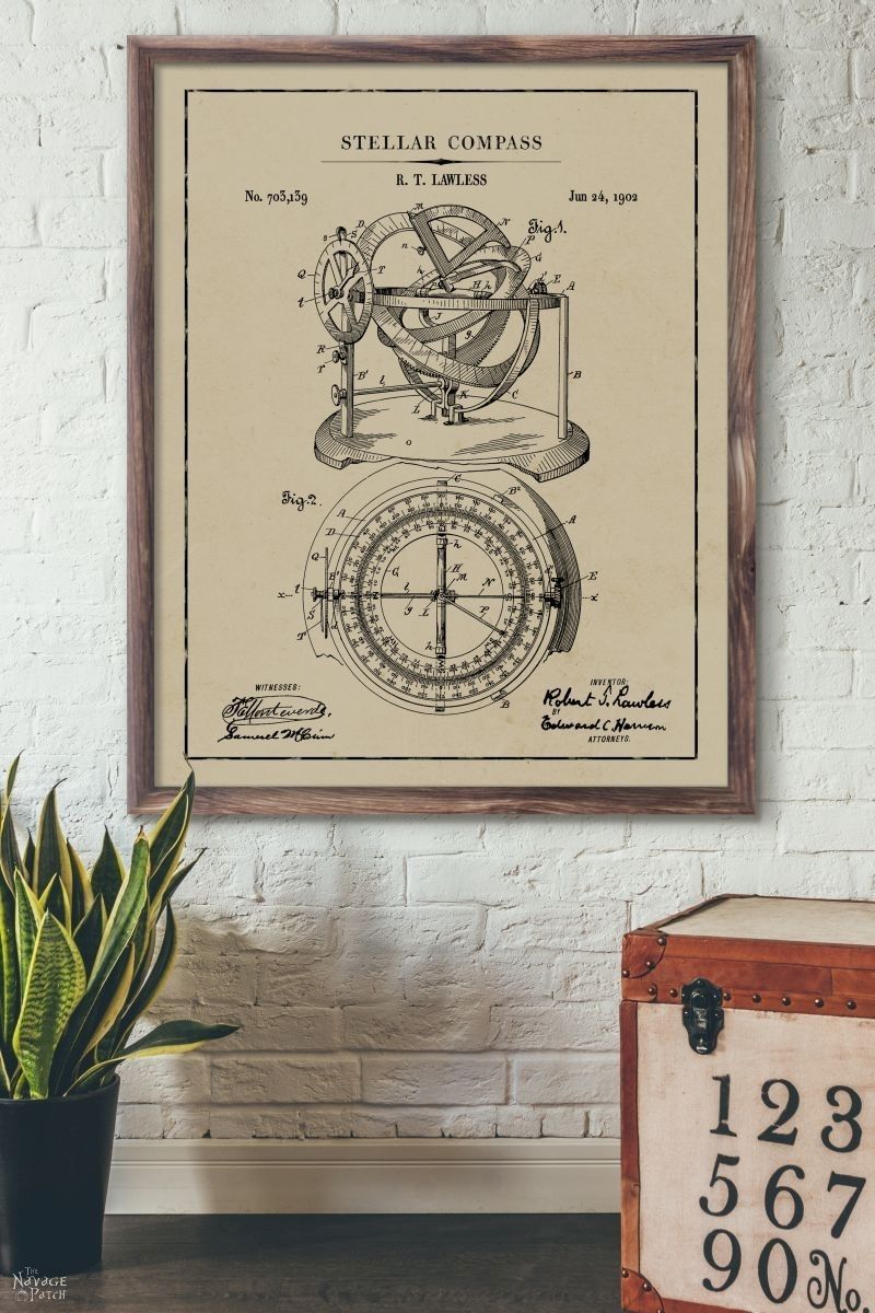 Nautical Wall Art – The Navage Patch Throughout Nautical Wall Art (Photo 6 of 20)