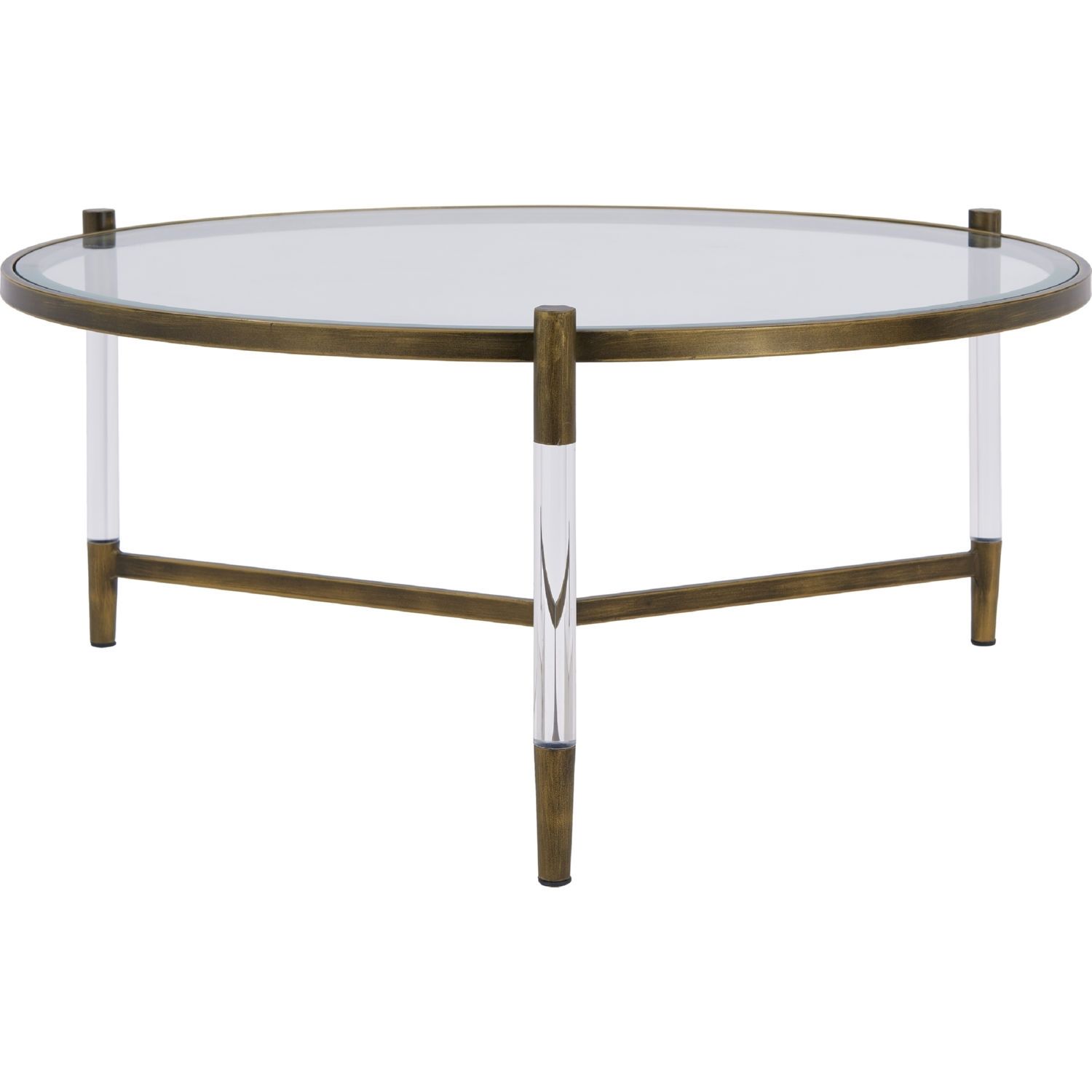 New Pacific Direct 1600028 Amaris Coffee Table In Acrylic, Brushed In Acrylic & Brushed Brass Coffee Tables (View 20 of 20)