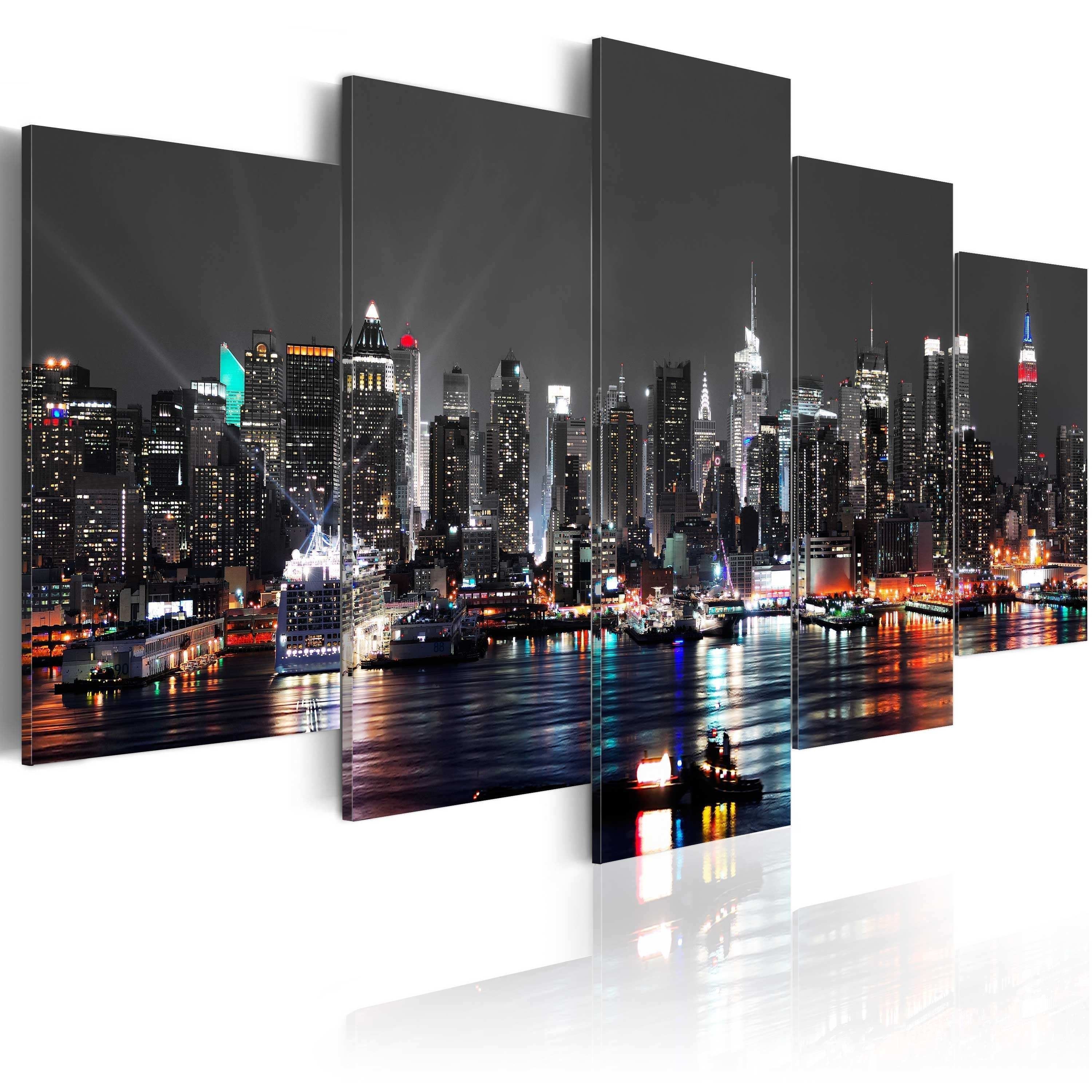 New York City Canvas Wall Art Best Of 46 Best Collection New York Inside New York Canvas Wall Art (Photo 6 of 20)
