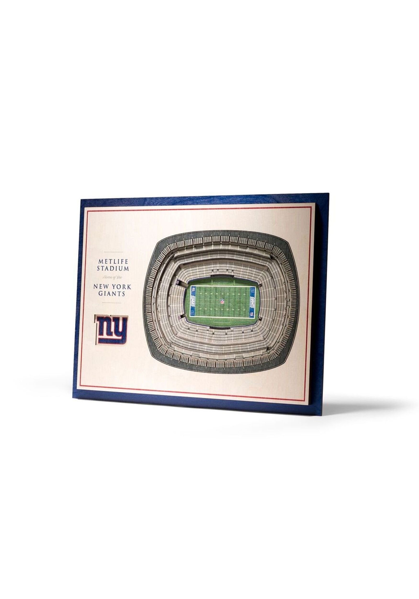 New York Giants Stadiumviews 5 Layer 3d Wall Art Intended For New York Wall Art (View 11 of 20)