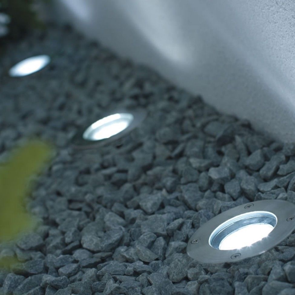 Nordlux Tilos 3 Kit Outdoor Ground Light – Stainless Steel Pertaining To Outdoor Ground Lanterns (Photo 1 of 20)