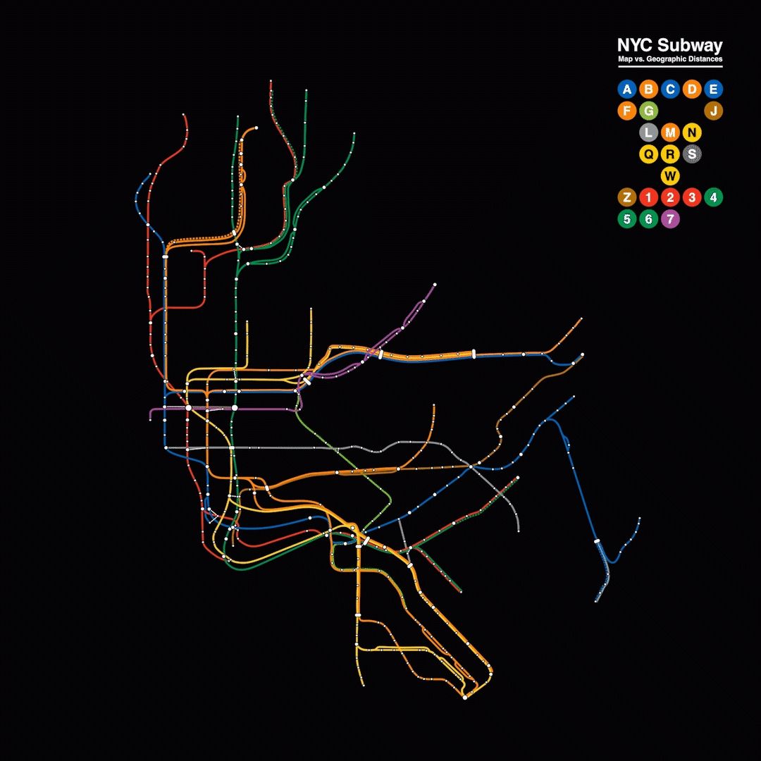 Nyc Subway: Map Distances Vs (View 18 of 20)