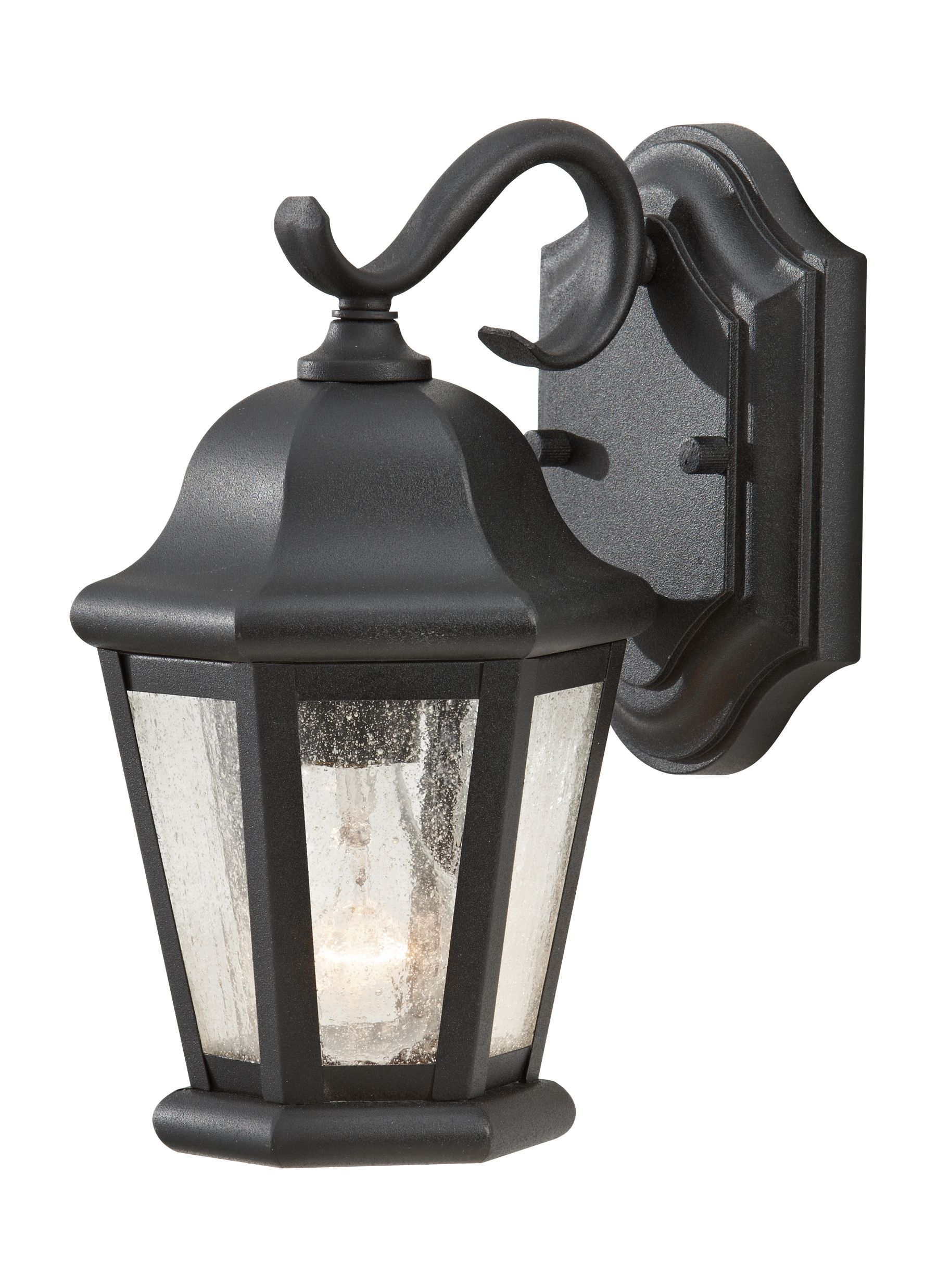 Ol5900bk,1 Light Outdoor Lantern,black In Outdoor Lanterns Lights (View 18 of 20)