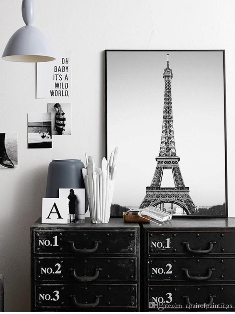 Online Cheap Simple Nordic Home Decor Eiffel Tower Wall Art Fashion With Eiffel Tower Wall Art (View 17 of 20)