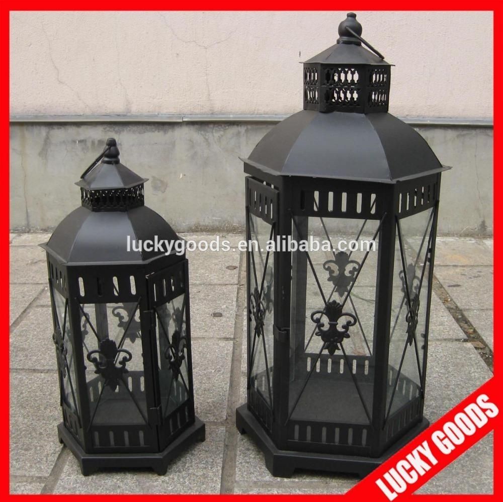 Outdoor Floor Standing Vintage Candle Lanterns For Sale With Regard To Outdoor Standing Lanterns (View 20 of 20)